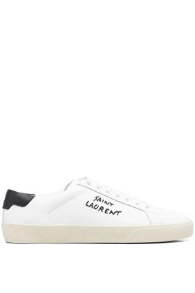 Sneakers con logo ricamato Saint Laurent | 610649AABEE9061